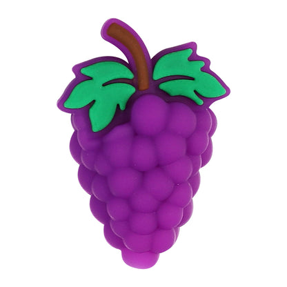 Silicone 3D Focal Beads Fruity Aroma Smiling Avocado Star Blueberry 20pcs 16