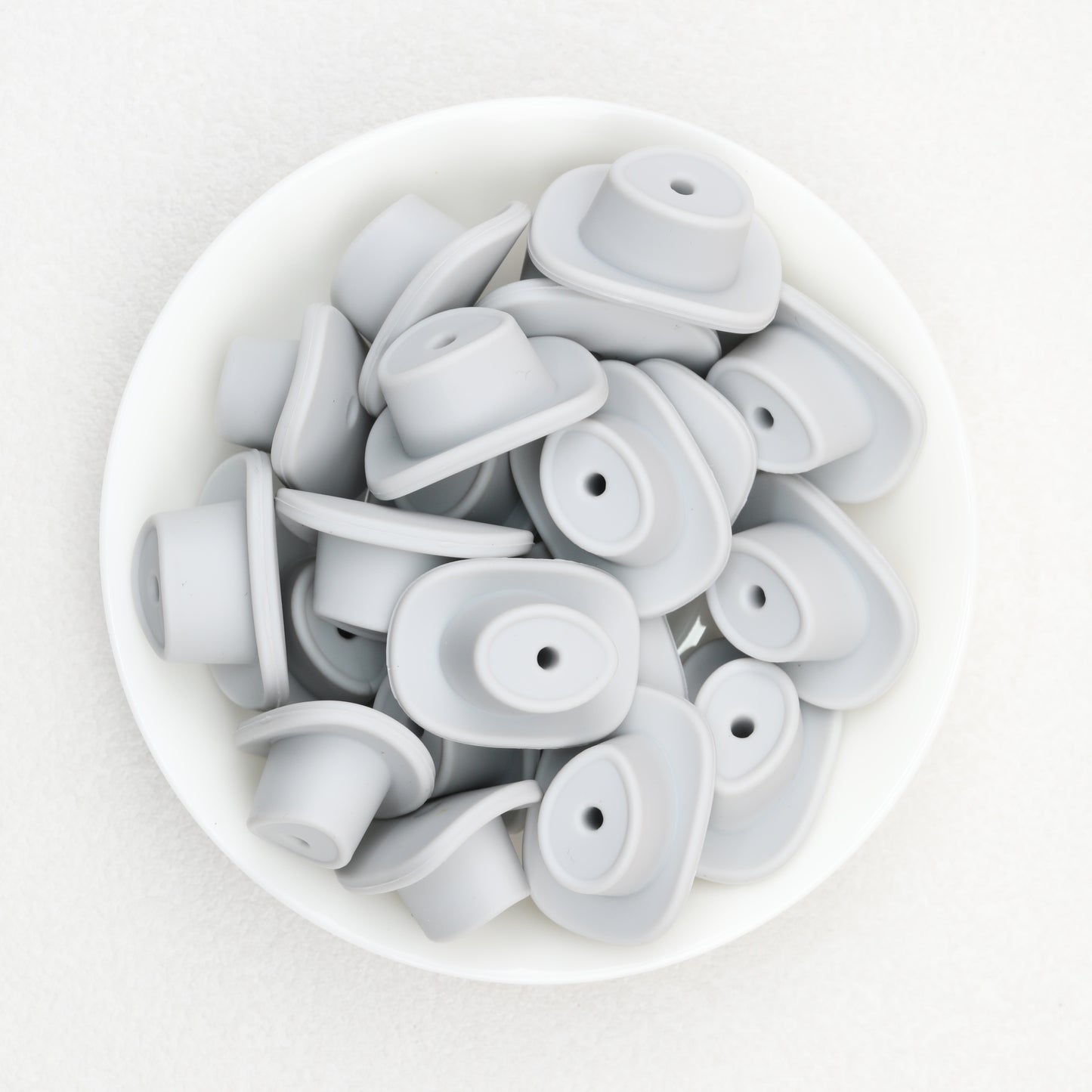 Western Style Silicone Cowboy Hat Focal Beads 20pcs 2