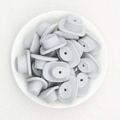 Western Style Silicone Cowboy Hat Focal Beads 20pcs 2