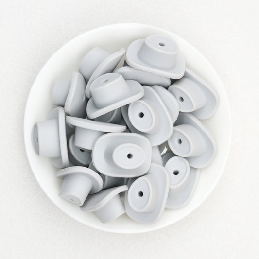Western Style Silicone Cowboy Hat Focal Beads 20pcs 2
