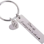 Alloy Drive Safe Couple Keychain Stainless Steel Gold Silver 5