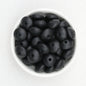 12mm Glitter Silicone Round Spacer Beads Assorted Colors 50pcs - 12