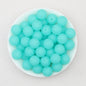 Glow in the Dark 15mm Round Silicone Beads 50pcs 9