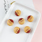 Cute 16mm Acrylic Double-Sided Printed Cookie Round Beads 20pcs 6