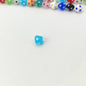 Lampwork Glass Beads Rhombus 12mm Jelly Color Polka Dot 8pcs 2