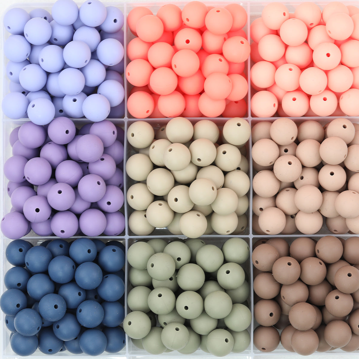50pcs 15mm Solid Color Round Silicone Beads-32 Colors（97-123） 3