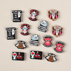 Silicone Focal Beads Fun Text Playful Quotes Cartoon Style 20pcs 2