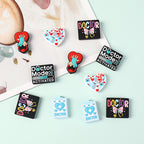 Silicone Focal Beads Doctor Medical Icons Bow Doctor 20pcs 3