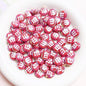 Glossy M Beans Acrylic Beads 14mm Colorful Candy 10pcs 12