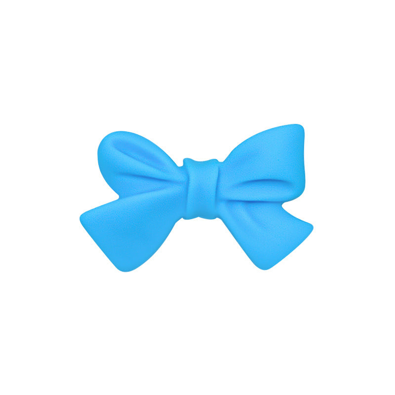 Colorful Bow Silicone Focal Beads 20 pcs 8