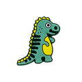 Silicone Focal Beads Dinosaur Yellow Belly Accent 20pcs 2