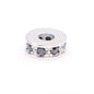 Copper Round Spacer Beads 8mm Inlaid Zircon 10pcs 7