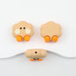 3D Animal Silicone Focal Beads Cute Rabbit Dog Design 20pcs