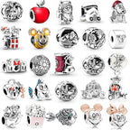 Cartoon Anime Series Metal Beads Large Hole Zinc Alloy 10pcs