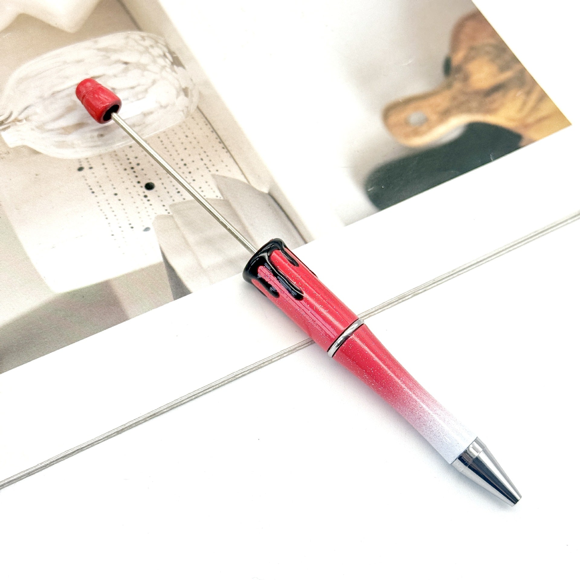 Beadable Pen Halloween Bloodprint Morandi Candy Color 23