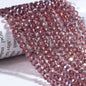 Electroplated Flat Glass Beads 8mm Colorful Mixed 10 Strands 13