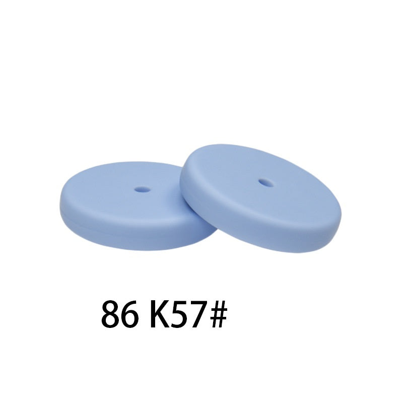25mm Silicone Beads Flat Coin Spacer Pastel Mix 50pcs 22