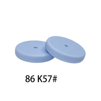 25mm Silicone Beads Flat Coin Spacer Pastel Mix 50pcs 22