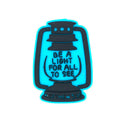 Silicone Focal Beads Lantern Be A Light For All To See Text Detail 1pcs
