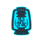 Silicone Focal Beads Lantern Be A Light For All To See Text Detail 1pcs