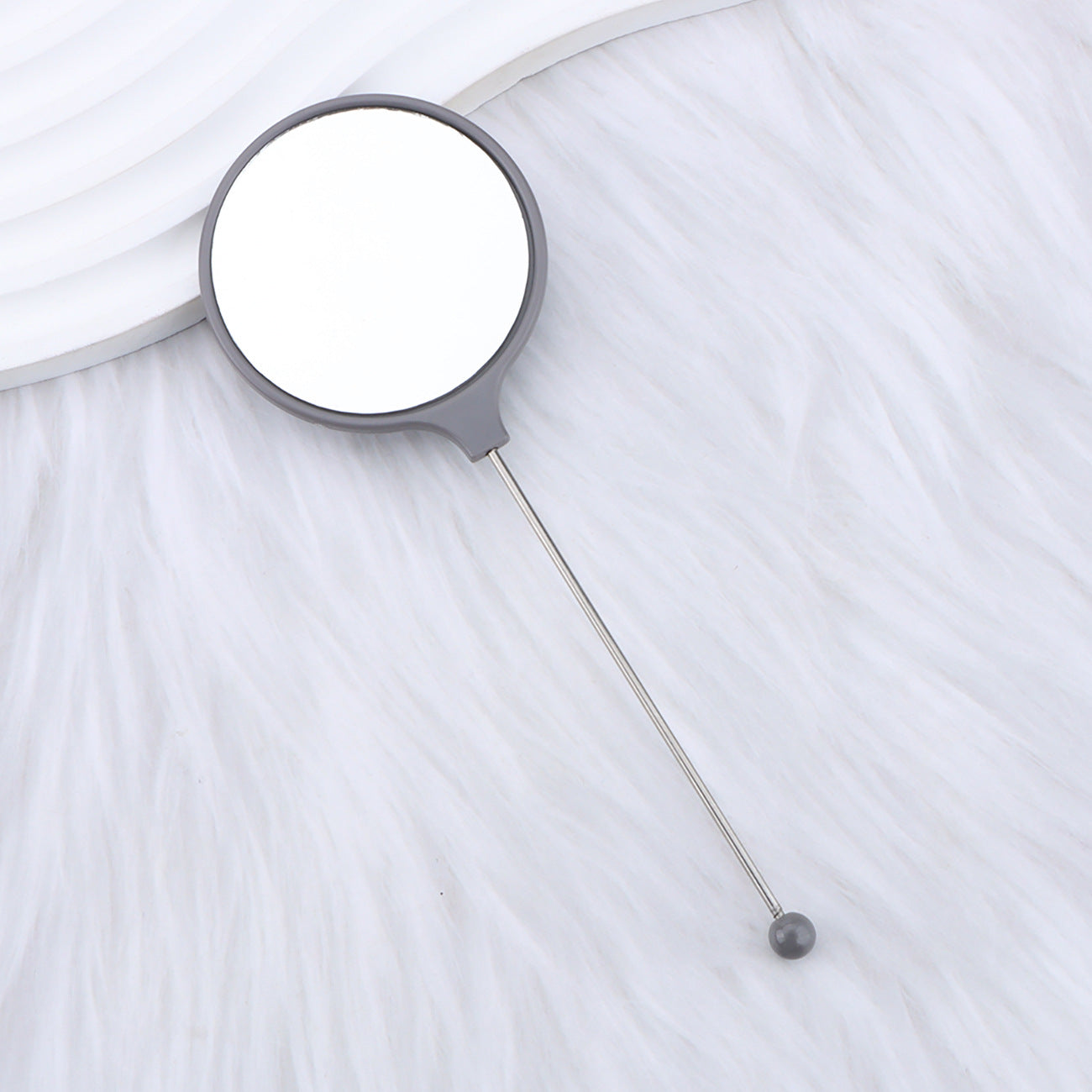 Beadable Mirrors Mini Handheld Round