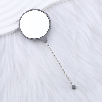 Beadable Mirrors Mini Handheld Round