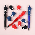 Silicone 3D Focal Beads Boxing Gloves White Label 20pcs 8