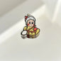 Double-Sided Embedded Pop Mart Twinkle Twinkle Enamel Acrylic Beads 5pcs 5