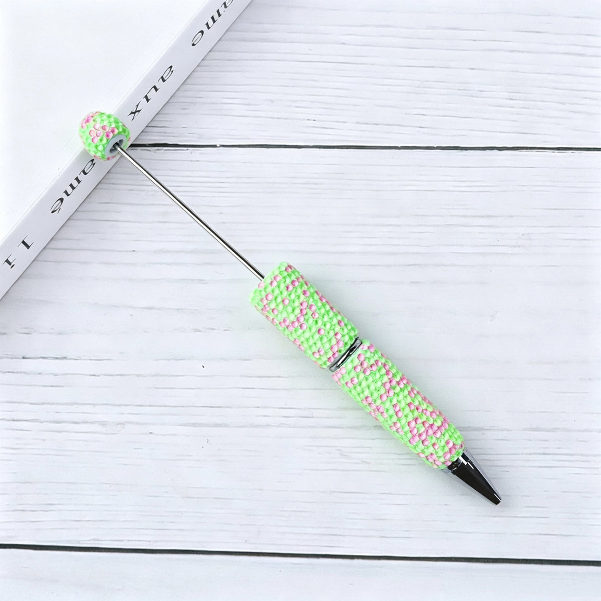 DIY Fluorescent AB Candy Color Rhinestones Beadable Pen 19