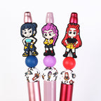 Silicone Focal Beads KPop Demon Hunters Standing Figure 20pcs 8