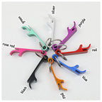 Aluminum Bottle Opener Keychain Slim Durable Lightweight