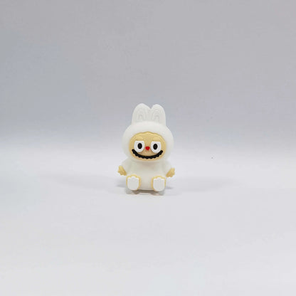 Silicone 3D Focal Beads Bunny Character Sitting Pose 20pcs 11