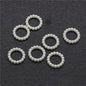 Plastic Circle Spacer Beads 7mm 9mm 12mm 14mm 15mm Imitation Pearl 100pcs 6