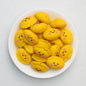 Cute 3D Glitter Dumpling Silicone Focal Beads 20pcs 12