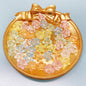 Transparent Star Acrylic Beads 11mm Glossy Translucent 60pcs 11