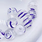 Hand Painted Wind Chimes Acrylic Beads 16mm Transparent Colorful 10pcs 6