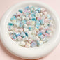 Double Colored Bell Orchid Acrylic Beads 11mm Iridescent 10pcs 9