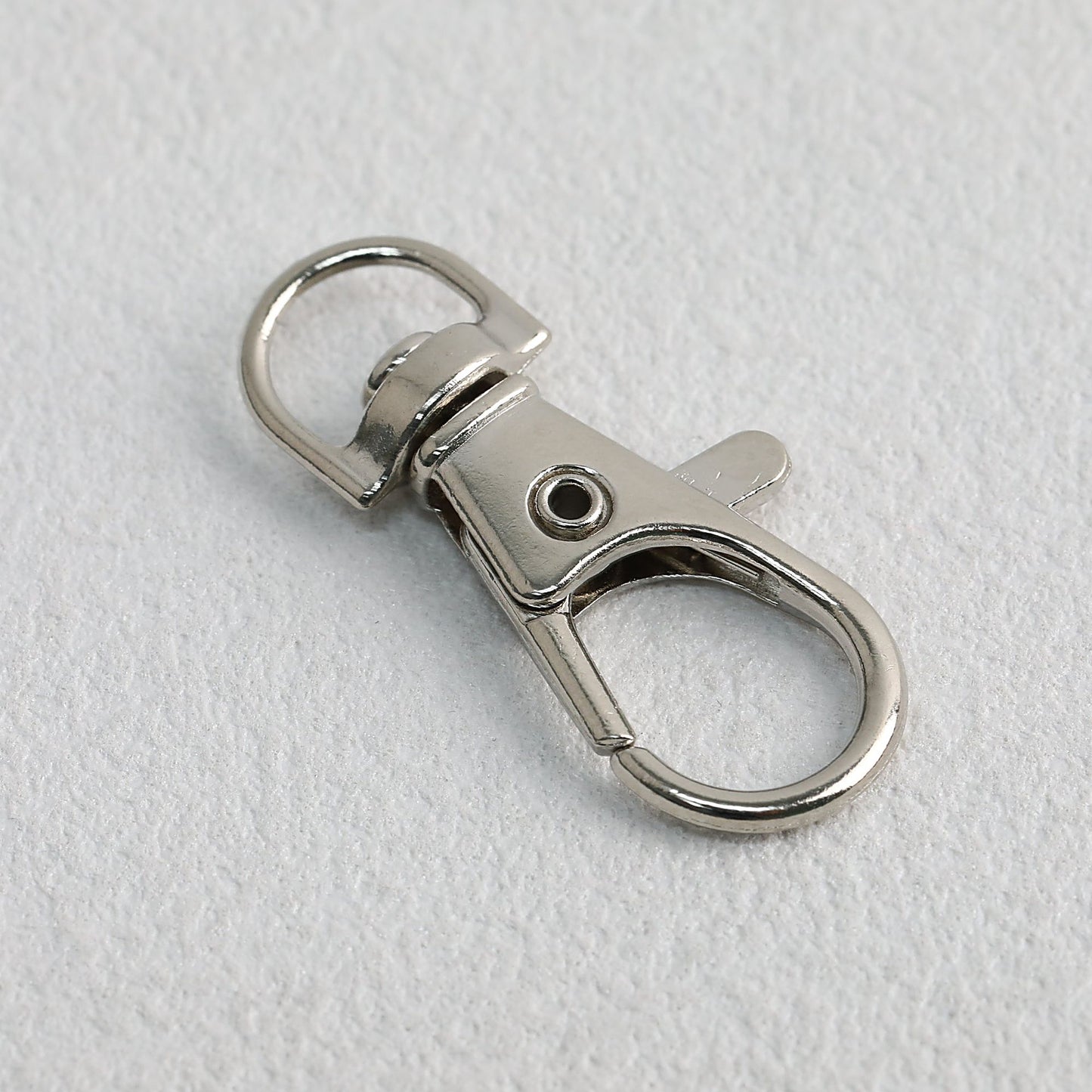 Zinc Alloy Swivel Lobster Claw Clasps Metal Nickel Plated 20pcs - 3.0g