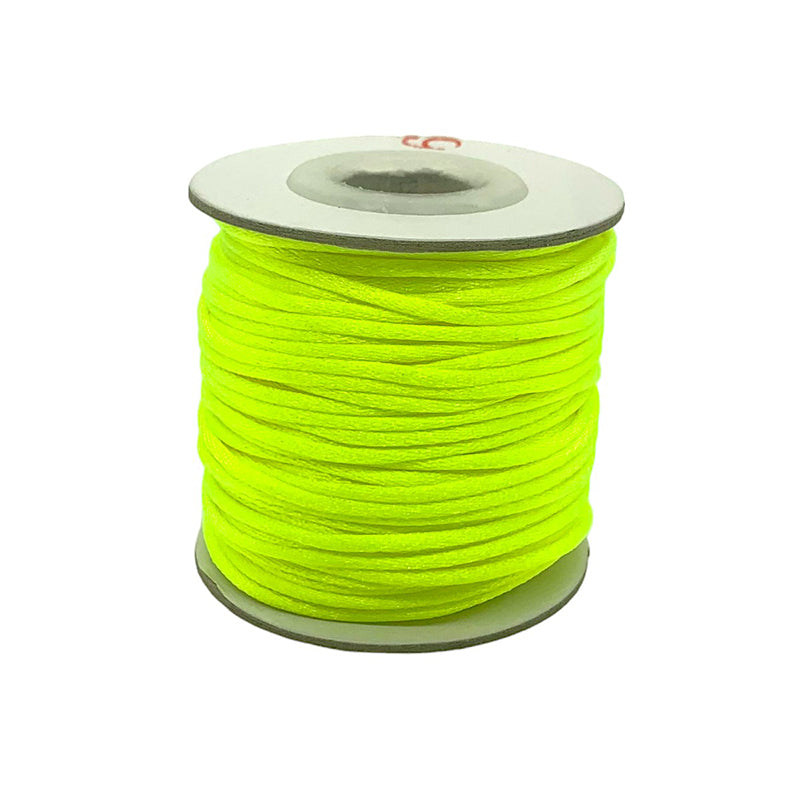 Nylon Beading Cord 2mm Bright Gold Yellow Smooth Satin Finish 414 Yards 10