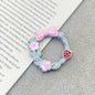 Bow Wreath Metal Beads 31mm Painted Enamel Alloy 10pcs 9