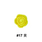 Double-Sided Flower Silicone Beads Multi Color Solid 50pcs 16