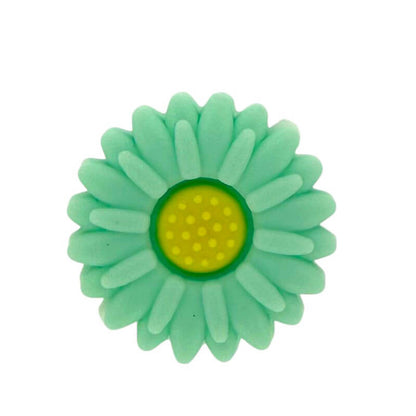 Silicone Focal Beads Daisy Sunflower Rounded Center 20pcs 14