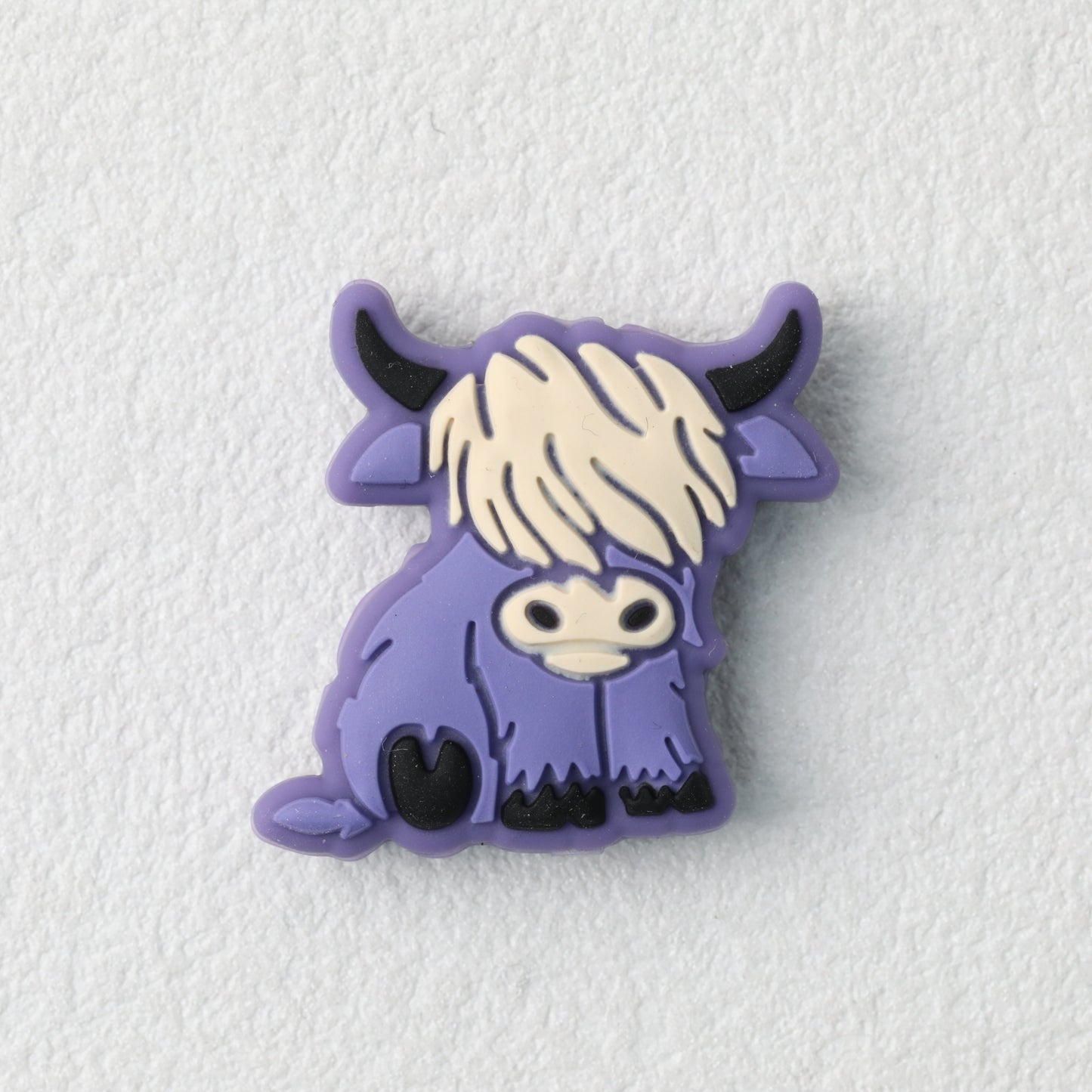 Highland Cow Silicone Focal Beads Colorful 20pcs 18