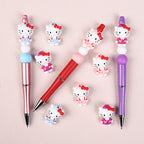 Silicone 3D Focal Beads Nurse Cat Wearing Nurse Hat 20pcs 7
