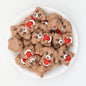 3D Dog Heart Puppy Silicone Focal Beads 20pcs 5