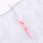 Beadable Long Pink Butterfly Pattern Ballpoint Pen for Crafting 7