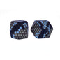 14mm Hexagon Silicone Beads Printed Camouflage Leopard Design 50pcs
