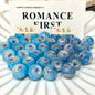 Luminous Color-Changing Resin Round Flower Beads 16mm 10pcs 11