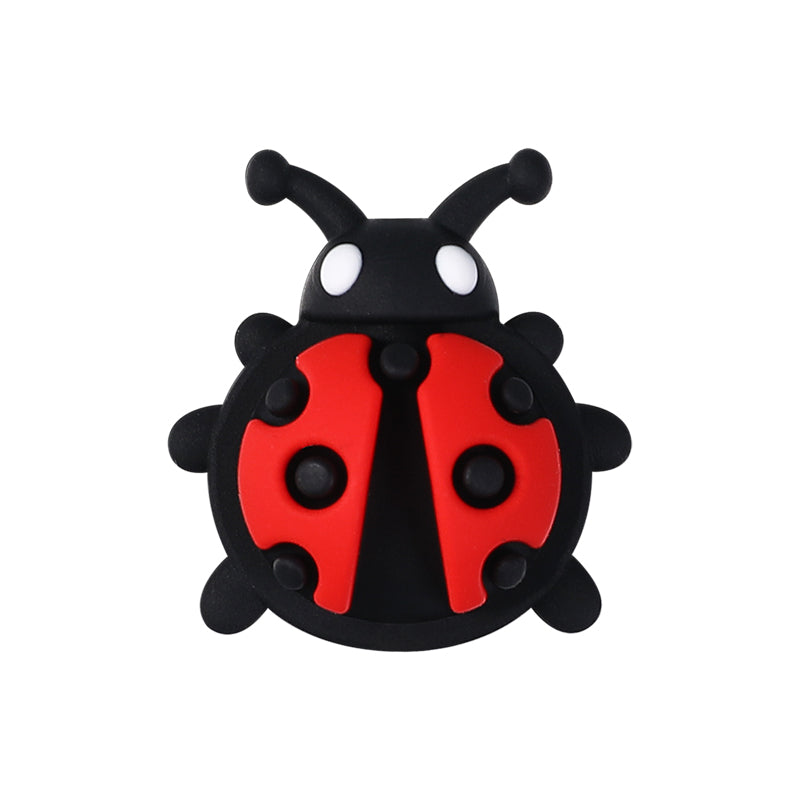 Silicone 3D Focal Beads Ladybug Wasp Insect Detailed Wings and Antennae 20pcs 10