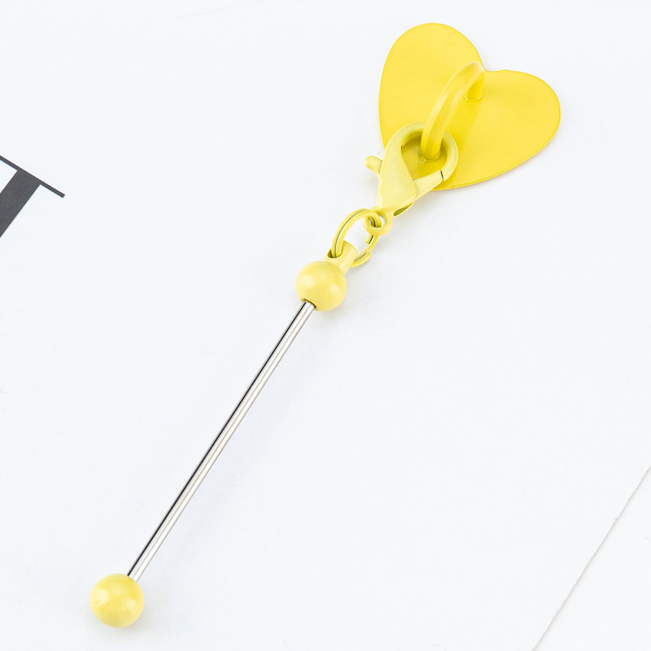 Beadable Metal Cup Charms Heart-shaped